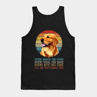 Every Snack You Make Retriever Whispers, Tee Triumph Extravaganza Tank Top